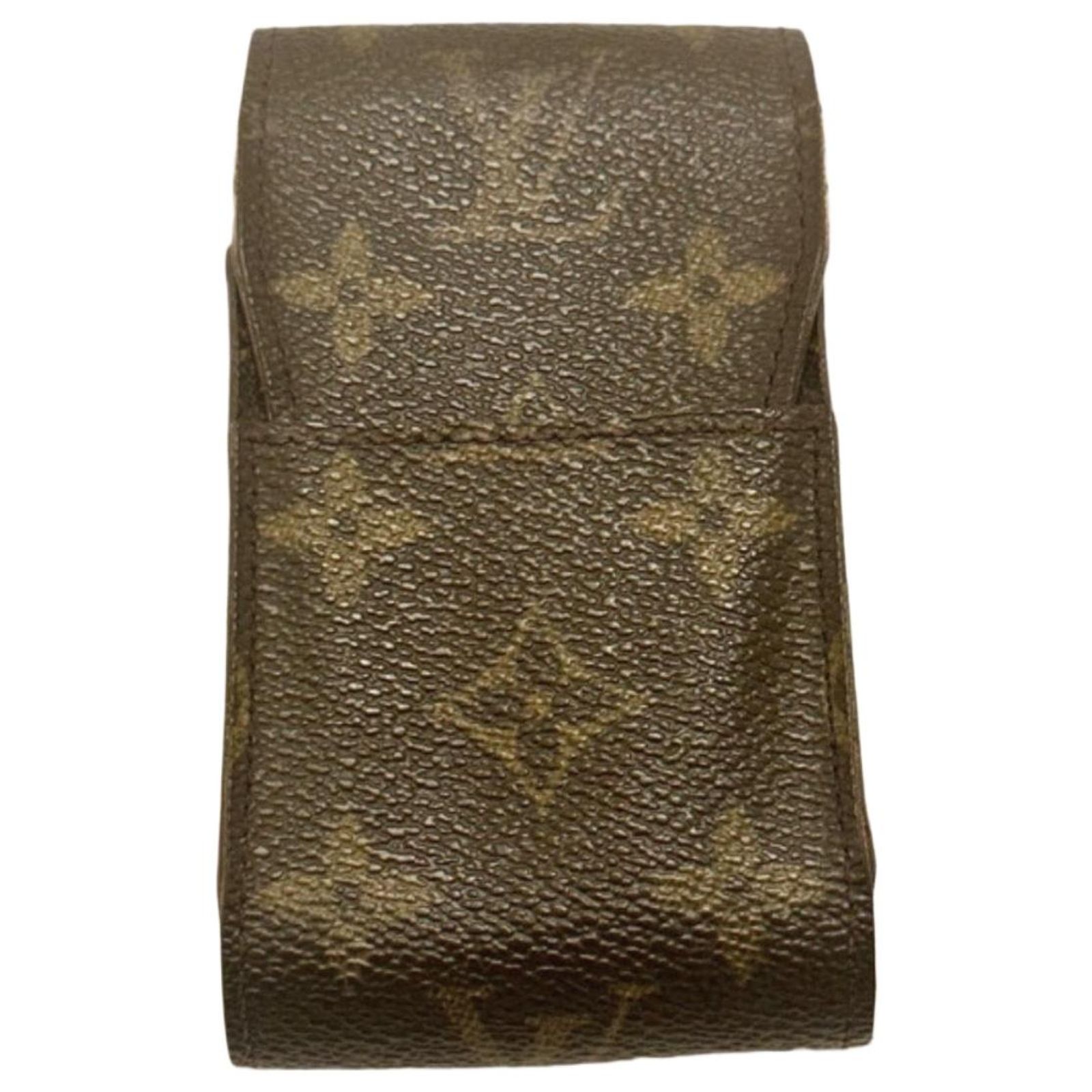 louis vuitton cigarette pack Rare Vintage 1960's Case outside Louis Vuitton Monogram Canvas Cigarette