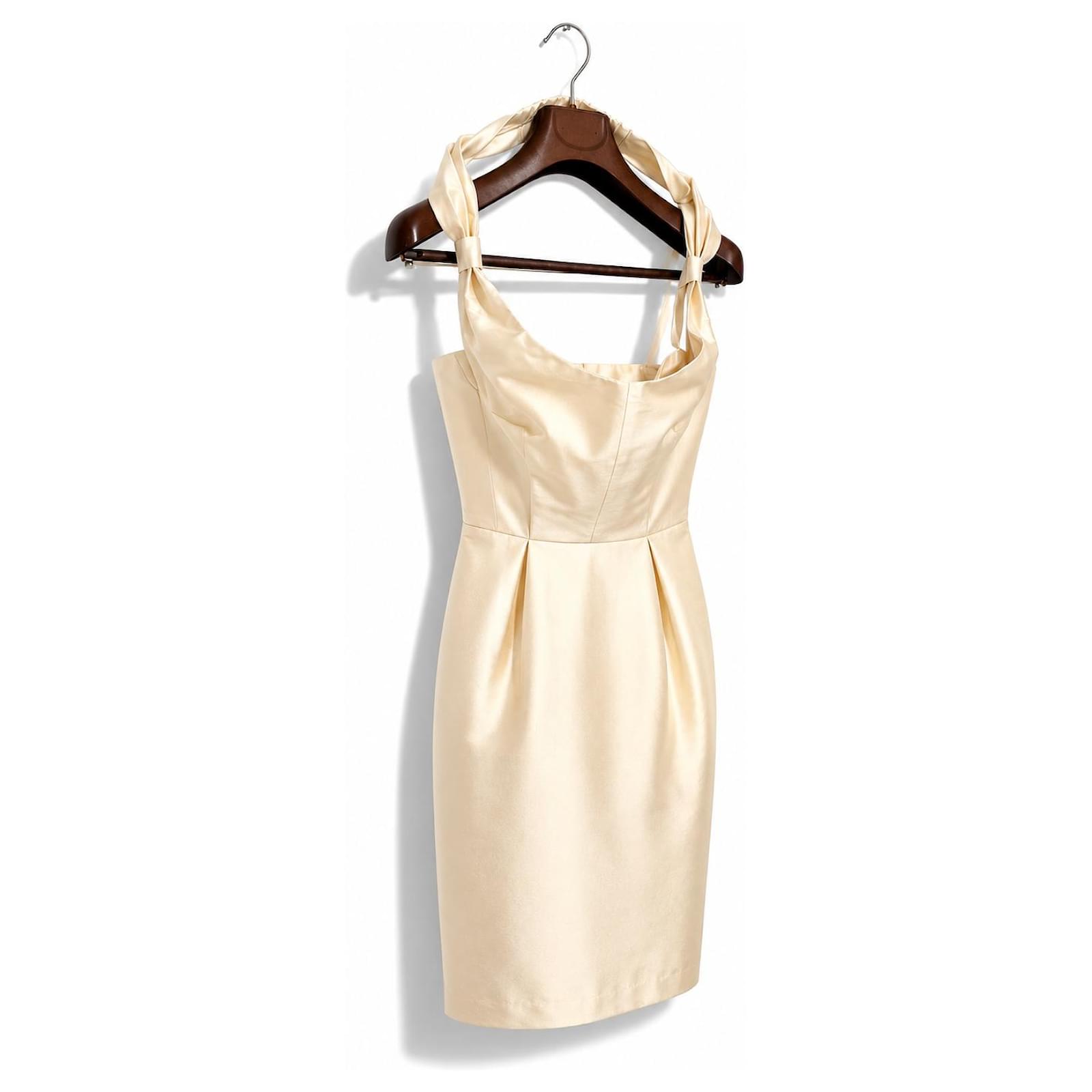 max mara halter dress Max Mara Evasto one-shoulder hardware-detail Silk Midi Dress | Green
