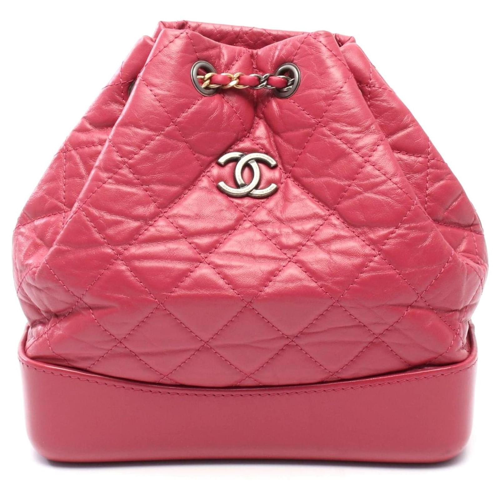 chanel gabrielle mini backpack Quilted Calfskin Small Neutral 540141 tone metal Chanel Small Aged Calfskin Gabrielle