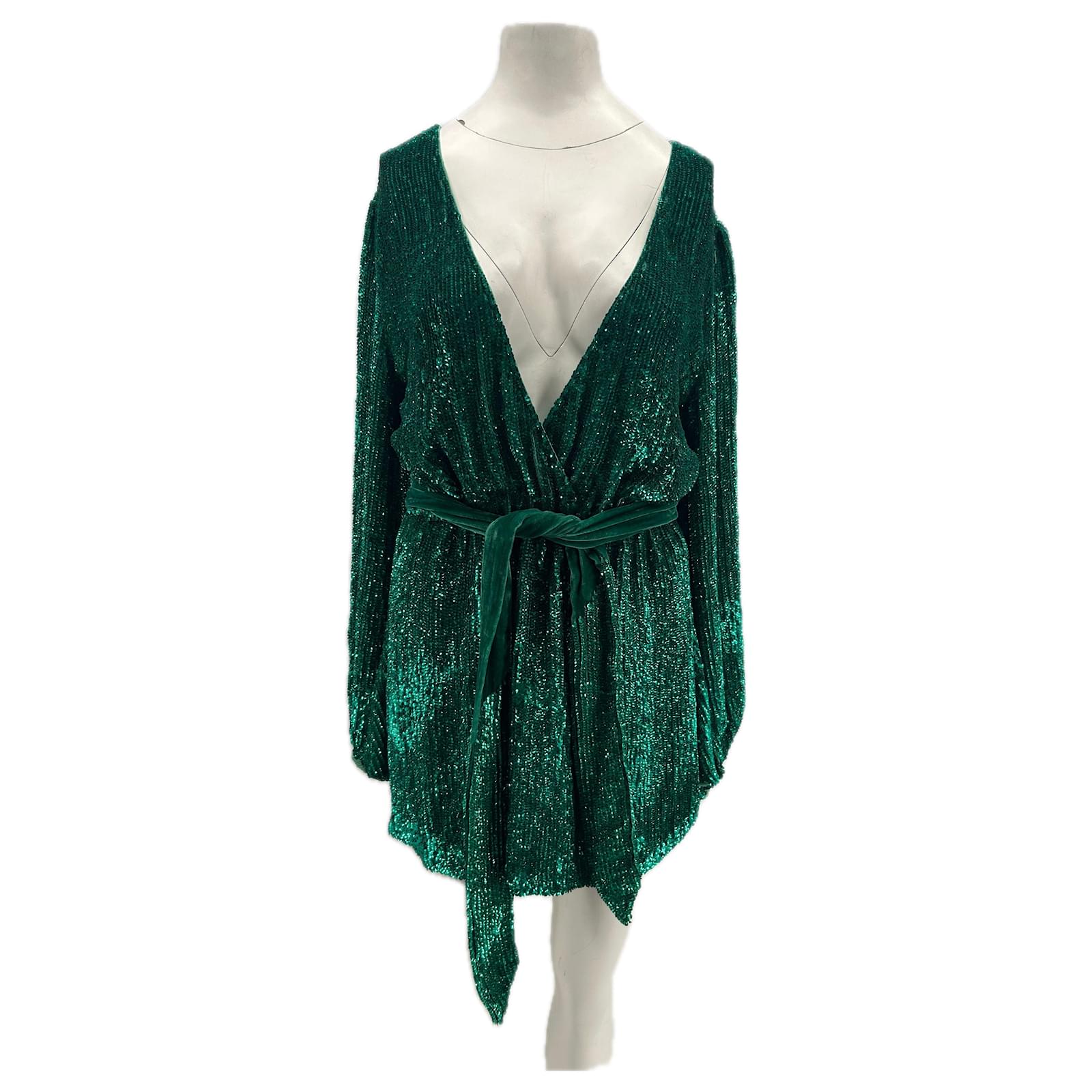 retrofete green mini dress Daniele Dress