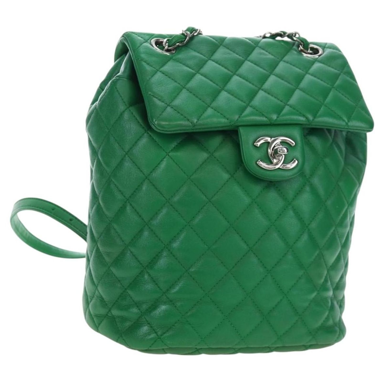CHANEL Doudone Backpack Nylon Blue Silver CC Auth mr2366SAM CHANEL New Travel line Backpack Nylon Black CC Auth BA12647V  main image 4