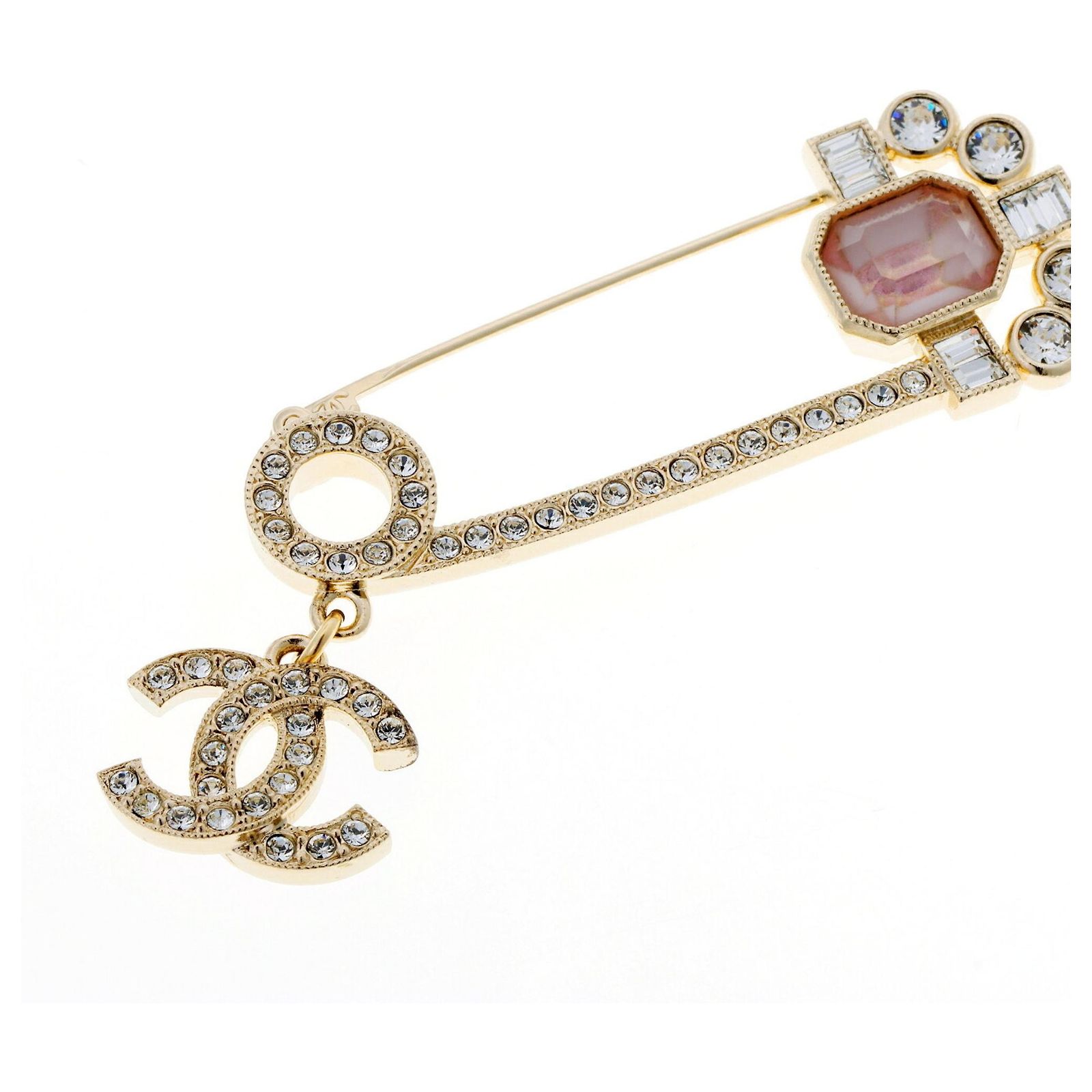 Chanel Coco Mark Pin Brooch Golden Gold-plated ref.3369902  display picture 2