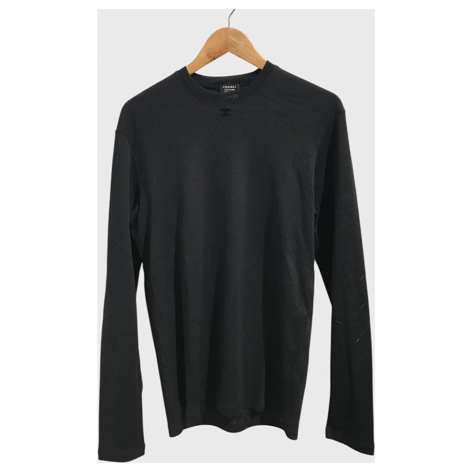 Pull Chanel noir T.S Black Cotton ref.3467913 - Joli Closet